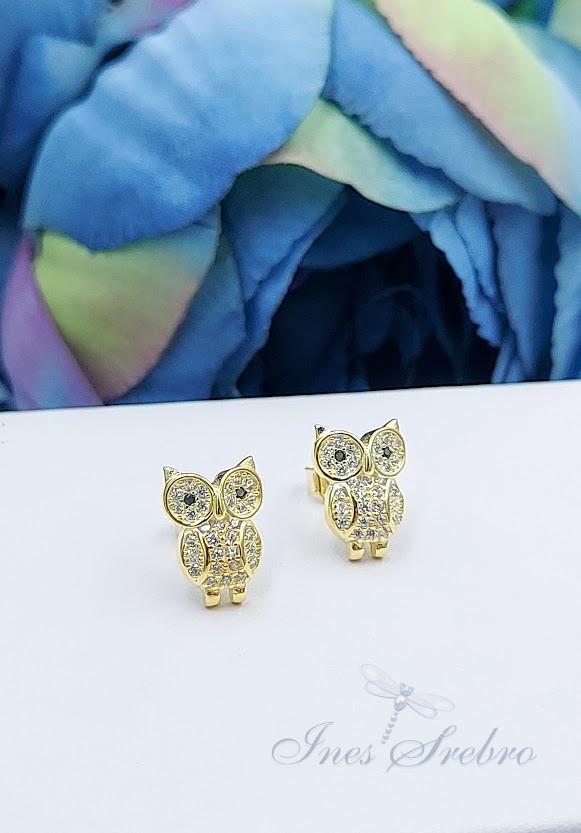 1004 pozłany kolczyki