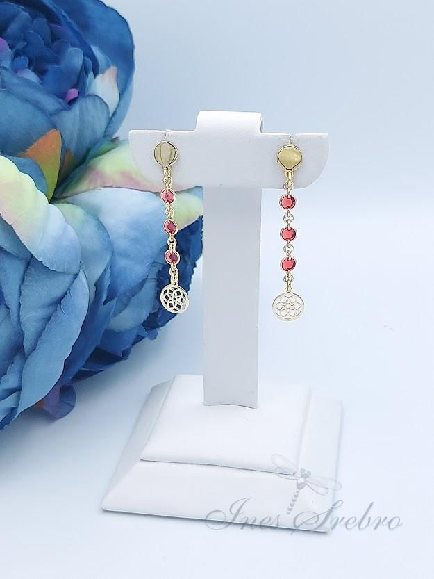 014 czerw kolczyki